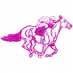 Horses Embroidery Design 2